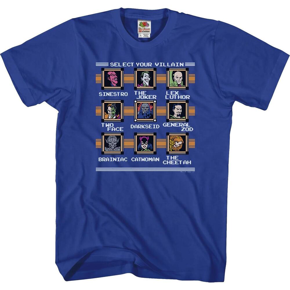Select Your Villain Justice League Tshirt
